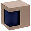 Коробка для кружки с окошком, крафт, ver.2 с логотипом в Москве заказать по выгодной цене в кибермаркете AvroraStore