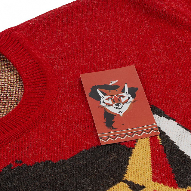 Джемпер Totem Fox, красный с логотипом в Москве заказать по выгодной цене в кибермаркете AvroraStore