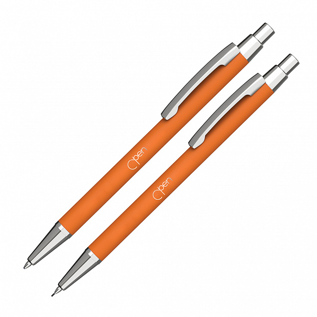 Набор "Ray" (ручка+карандаш), покрытие soft touch с логотипом в Москве заказать по выгодной цене в кибермаркете AvroraStore
