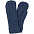 Варежки Heat Trick, синий меланж с логотипом в Москве заказать по выгодной цене в кибермаркете AvroraStore