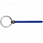 Элемент брелка-конструктора «Хлястик с кольцом и зажимом», синий с логотипом в Москве заказать по выгодной цене в кибермаркете AvroraStore