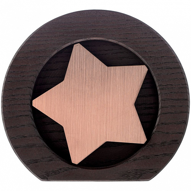 Стела Constanta Dark, с бронзовой звездой с логотипом  заказать по выгодной цене в кибермаркете AvroraStore