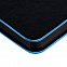 Ежедневник Trait, недатированный, черный с голубым с логотипом в Москве заказать по выгодной цене в кибермаркете AvroraStore