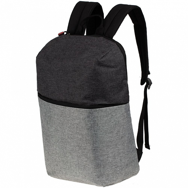Рюкзак для ноутбука Burst Argentum, серый с темно-серым с логотипом в Москве заказать по выгодной цене в кибермаркете AvroraStore