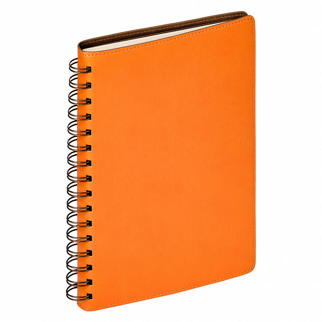 Ежедневник Portobello Trend, Vista, недатированный, оранжевый/коричневый с логотипом в Москве заказать по выгодной цене в кибермаркете AvroraStore