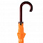 Зонт-трость Standard, оранжевый с логотипом в Москве заказать по выгодной цене в кибермаркете AvroraStore