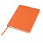 Бизнес-блокнот "Cubi", 150*180 мм, оранжевый, кремовый форзац, мягкая обложка, в линейку с логотипом в Москве заказать по выгодной цене в кибермаркете AvroraStore