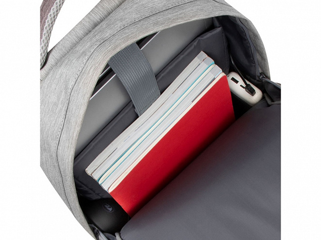 RIVACASE 7562 grey/mocha рюкзак для ноутбука 15.6, серый/кофейный с логотипом в Москве заказать по выгодной цене в кибермаркете AvroraStore