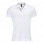 Рубашка поло мужская Patriot 200, белая с красным с логотипом в Москве заказать по выгодной цене в кибермаркете AvroraStore