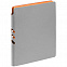 Ежедневник Flexpen, недатированный, серебристо-оранжевый с логотипом в Москве заказать по выгодной цене в кибермаркете AvroraStore