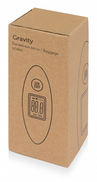 Багажные весы с покрытием soft-touch Gravity с логотипом в Москве заказать по выгодной цене в кибермаркете AvroraStore