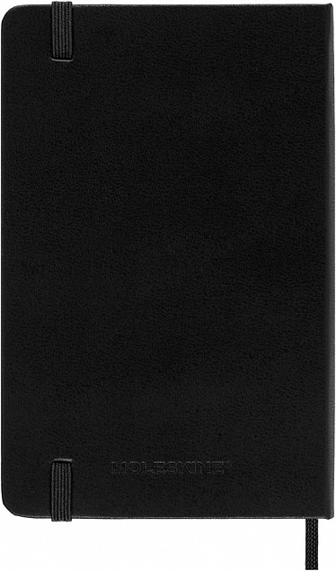 Ежедневник Moleskine Classic Pocket, датированный, черный с логотипом в Москве заказать по выгодной цене в кибермаркете AvroraStore