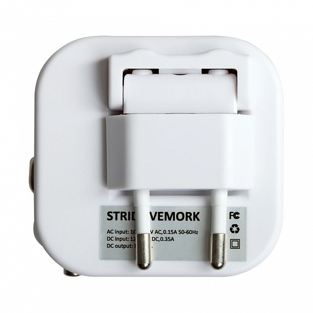 Зарядное устройство Vemork, белое с логотипом в Москве заказать по выгодной цене в кибермаркете AvroraStore
