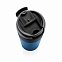 Термокружка Flip-lid, синяя с логотипом в Москве заказать по выгодной цене в кибермаркете AvroraStore