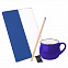 Подарочный набор LAST SUMMER: бизнес-блокнот, кружка, карандаш чернографитный, синий с логотипом  заказать по выгодной цене в кибермаркете AvroraStore