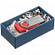 Коробка флешки Minne, синяя с логотипом в Москве заказать по выгодной цене в кибермаркете AvroraStore