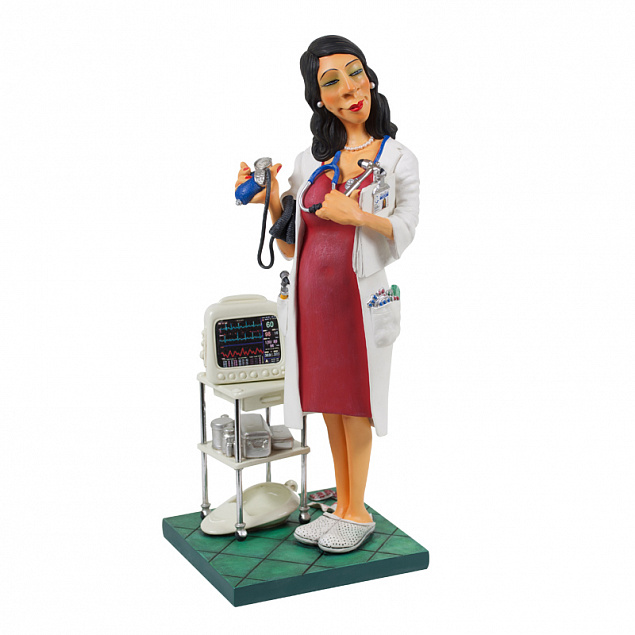 Скульптура "Мадам Доктор" с логотипом в Москве заказать по выгодной цене в кибермаркете AvroraStore
