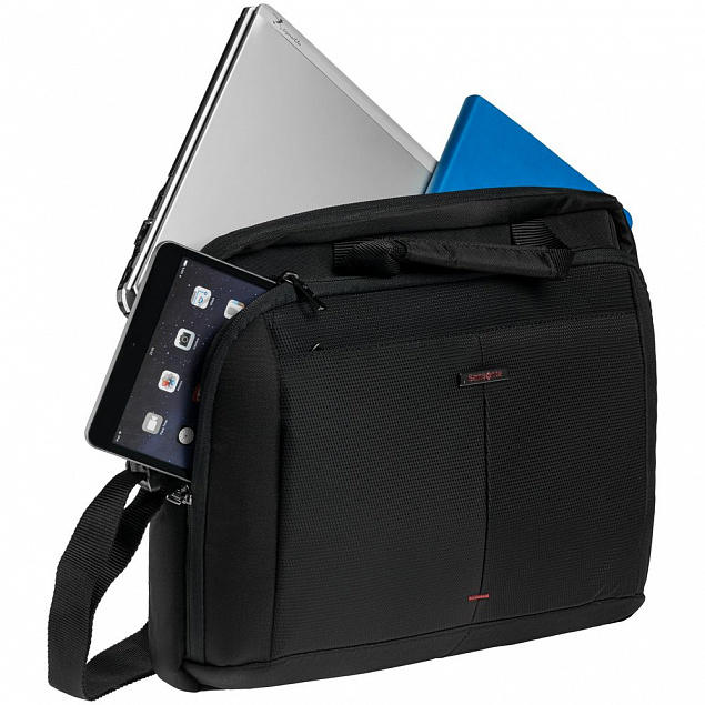 Сумка для ноутбука GuardIT 2.0 M, черная с логотипом в Москве заказать по выгодной цене в кибермаркете AvroraStore