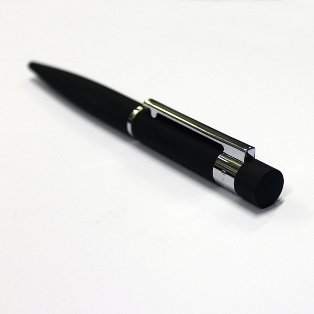 Ручка шариковая Loop Black с логотипом в Москве заказать по выгодной цене в кибермаркете AvroraStore