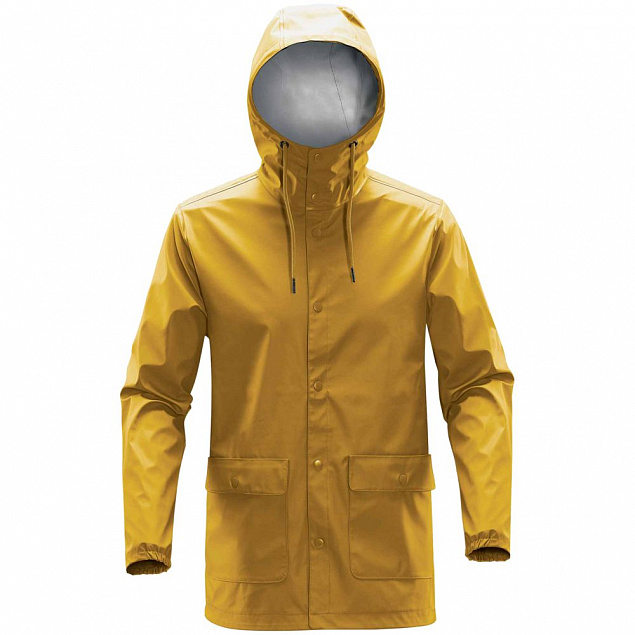 Дождевик мужской Squall, желтый с логотипом в Москве заказать по выгодной цене в кибермаркете AvroraStore