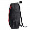 Рюкзак PLUS, чёрный/красный, 44 x 26 x 12 см, 100% полиэстер 600D с логотипом в Москве заказать по выгодной цене в кибермаркете AvroraStore