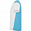Спортивная футболка DETROIT мужская, БЕЛЫЙ/БИРЮЗОВЫЙ 2XL с логотипом в Москве заказать по выгодной цене в кибермаркете AvroraStore