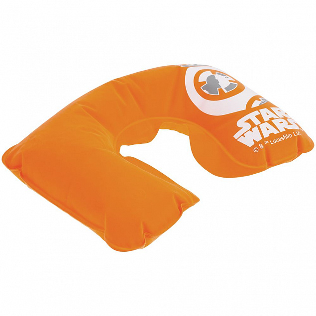 Надувная подушка под шею BB-8 Droid в чехле, оранжевая с логотипом в Москве заказать по выгодной цене в кибермаркете AvroraStore