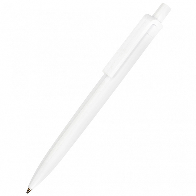 Ручка пластиковая Blancore, белая с логотипом в Москве заказать по выгодной цене в кибермаркете AvroraStore