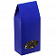 Коробка с окном English Breakfast, синяя с логотипом в Москве заказать по выгодной цене в кибермаркете AvroraStore
