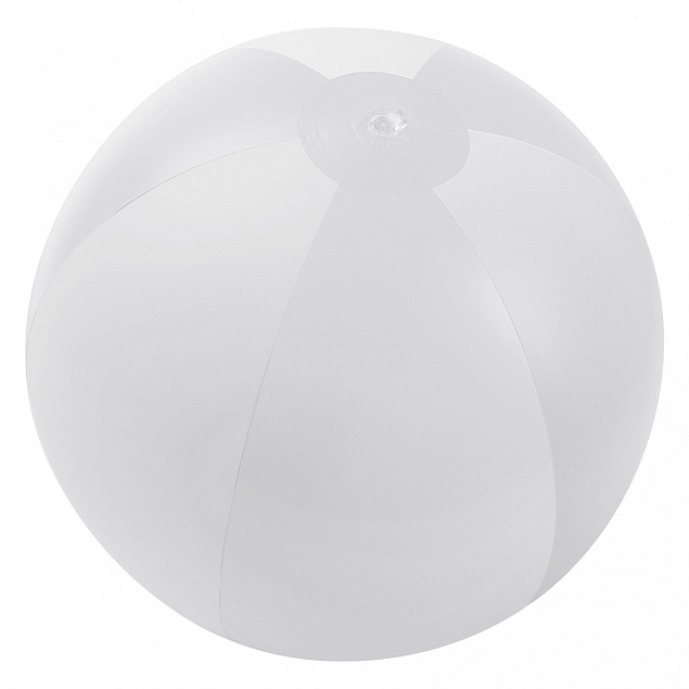Надувной пляжный мяч Jumper, белый с логотипом в Москве заказать по выгодной цене в кибермаркете AvroraStore