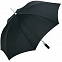 Зонт-трость Vento, черный с логотипом в Москве заказать по выгодной цене в кибермаркете AvroraStore