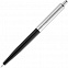 Ручка шариковая Senator Point Metal, черная с логотипом в Москве заказать по выгодной цене в кибермаркете AvroraStore