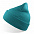 Шапка вязаная  двойная "Wind", с отворотом_ярко синий,100% акрил  с логотипом в Москве заказать по выгодной цене в кибермаркете AvroraStore
