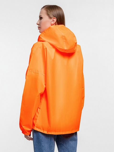 Дождевик Kivach Promo, оранжевый неон с логотипом в Москве заказать по выгодной цене в кибермаркете AvroraStore