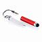 Брелок для ключей с ручкой-стилусом, красный с логотипом в Москве заказать по выгодной цене в кибермаркете AvroraStore