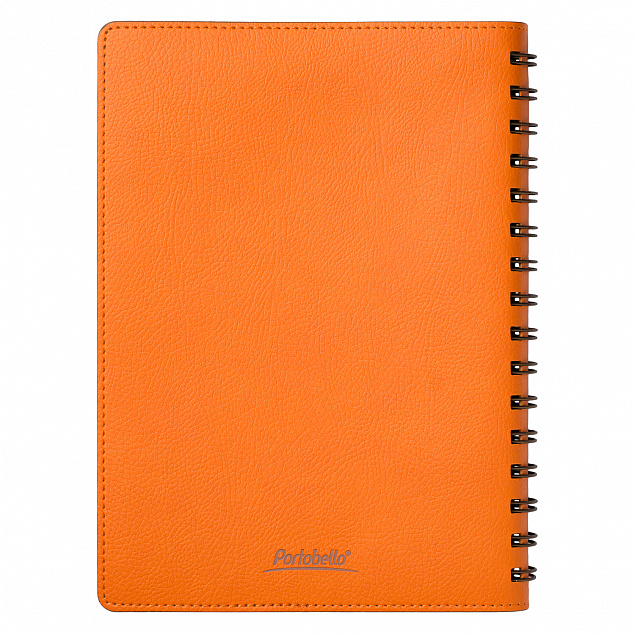 Ежедневник Portobello Trend, Vista, недатированный, оранжевый/коричневый с логотипом  заказать по выгодной цене в кибермаркете AvroraStore