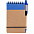 Блокнот на кольцах Eco Note с ручкой, оранжевый с логотипом в Москве заказать по выгодной цене в кибермаркете AvroraStore