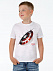 Футболка детская «Щит Капитана Америки», белая с логотипом в Москве заказать по выгодной цене в кибермаркете AvroraStore
