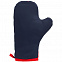 Прихватка-рукавица «Акцент», красно-синяя с логотипом в Москве заказать по выгодной цене в кибермаркете AvroraStore