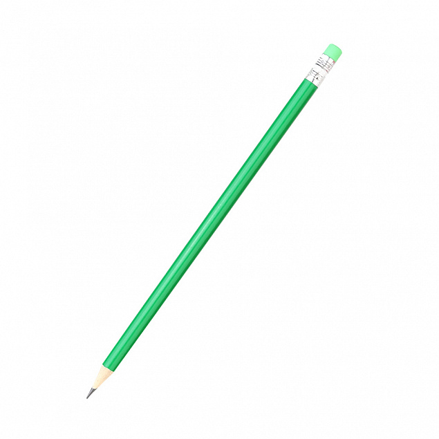 Карандаш Largo с цветным корпусом - Зеленый FF с логотипом в Москве заказать по выгодной цене в кибермаркете AvroraStore