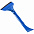 Скребок-водосгон Water Low, синий с логотипом в Москве заказать по выгодной цене в кибермаркете AvroraStore