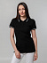 Рубашка поло женская Virma Stripes Lady, черная с логотипом  заказать по выгодной цене в кибермаркете AvroraStore