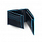Портмоне Piquadro Blue Square, черное с логотипом в Москве заказать по выгодной цене в кибермаркете AvroraStore