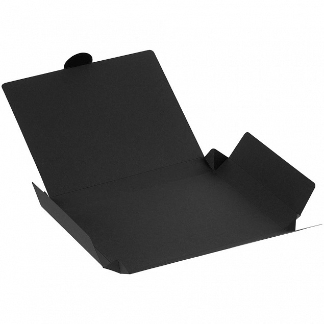 Коробка самосборная Flacky Slim, черная с логотипом в Москве заказать по выгодной цене в кибермаркете AvroraStore
