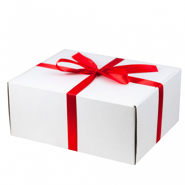 Подарочная лента для универсальной подарочной коробки 280*215*113 мм, красная, 20 мм с логотипом в Москве заказать по выгодной цене в кибермаркете AvroraStore