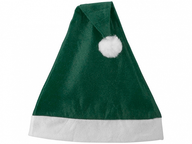 Новогодняя шапка, зеленый/белый с логотипом в Москве заказать по выгодной цене в кибермаркете AvroraStore