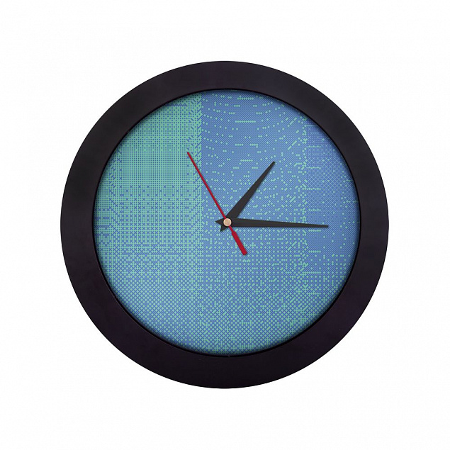 Часы настенные Big Data, черные с логотипом в Москве заказать по выгодной цене в кибермаркете AvroraStore