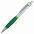 Ручка шариковая Boomer, с зелеными элементами с логотипом в Москве заказать по выгодной цене в кибермаркете AvroraStore