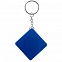 Брелок с рулеткой Square ver.2, синий с логотипом в Москве заказать по выгодной цене в кибермаркете AvroraStore