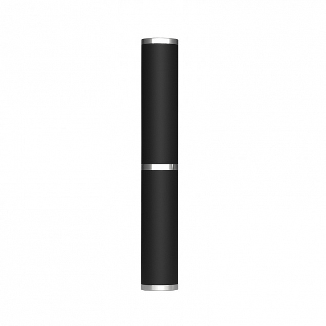 Футляр для ручки с зеркальной подложкой, чёрный, покрытие soft touch с логотипом в Москве заказать по выгодной цене в кибермаркете AvroraStore